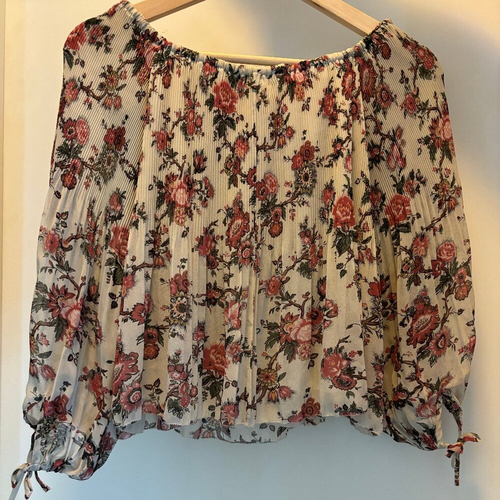 Aritzia Wilfred Womens Talence Off Shoulder Blouse Size XXS